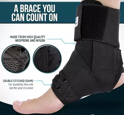 Ngaba Inkxaso ye-Ankle Brace eSprained iluphucula njani uKhathalelo lokuBuyisa kwakhona?