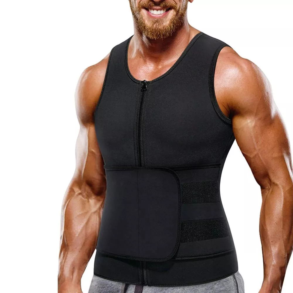 Mens Sweat Sauna Vest for Umqeqeshi esinqeni